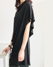 Load image into Gallery viewer, Cotton tunic top women/asymmetrical t-shirt/plus size top/cotton tunic dress/short sleeve top/summer top/tunic dress women Q022