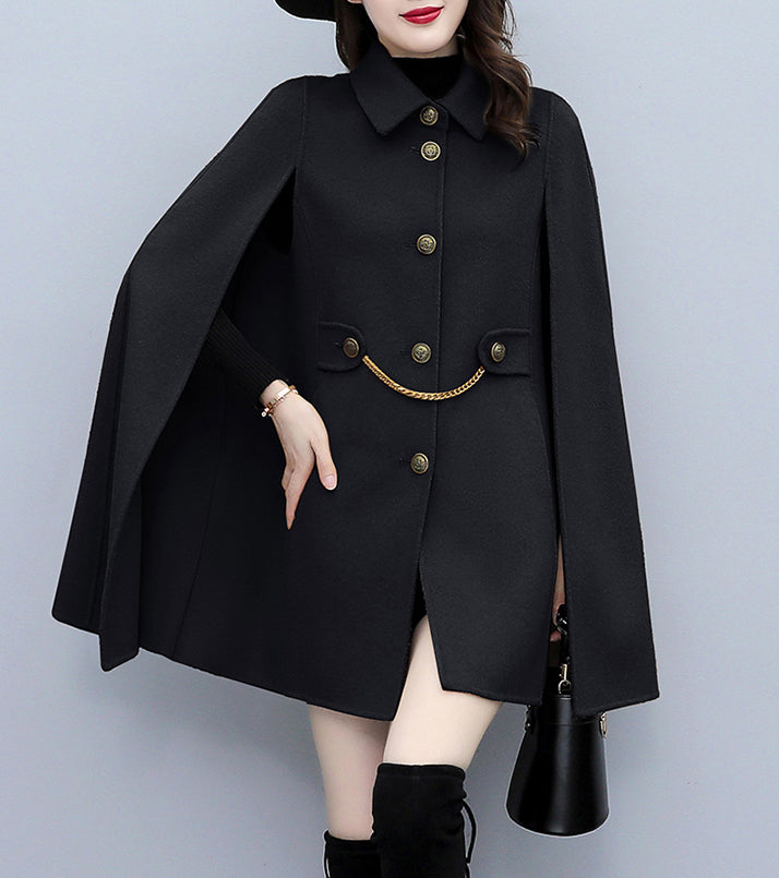 新品タグ付Laubeblanc 3way wool cape coat 3way Wool Cape coat – L'AUBE BLANC