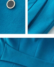 Load image into Gallery viewer, Wool Coat women, Long Wool Jacket, Coat dress, Winter Coat, wool Trench Coat, Full Length coat, maxi coat, Handmade Coat(Y1180)