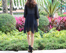 Load image into Gallery viewer, Sun protection coat, chiffon cardigan, Kimono wrap cardigan, long Cardigan, Chiffon shrug, chiffon bikini cover, beach wear(Y1059)