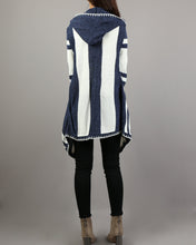 Load image into Gallery viewer, Cardigan Women, cardigan Sweater, Oversized sweater, Hooded Cardigan, Plus Size Knit Hoodie, knit Jacket, Long Cardigan(Y2046)