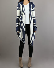 Load image into Gallery viewer, Cardigan Women, cardigan Sweater, Oversized sweater, Hooded Cardigan, Plus Size Knit Hoodie, knit Jacket, Long Cardigan(Y2046)