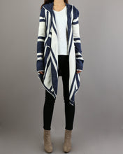 Load image into Gallery viewer, Cardigan Women, cardigan Sweater, Oversized sweater, Hooded Cardigan, Plus Size Knit Hoodie, knit Jacket, Long Cardigan(Y2046)