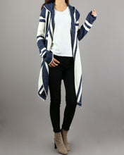 Load image into Gallery viewer, Cardigan Women, cardigan Sweater, Oversized sweater, Hooded Cardigan, Plus Size Knit Hoodie, knit Jacket, Long Cardigan(Y2046)