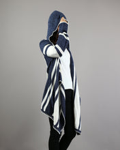 Load image into Gallery viewer, Cardigan Women, cardigan Sweater, Oversized sweater, Hooded Cardigan, Plus Size Knit Hoodie, knit Jacket, Long Cardigan(Y2046)