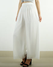 Load image into Gallery viewer, Women's yoga pants, chiffon skirt pants, wide leg pants,summer trousers, oversized casual customized pants (K1712)