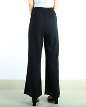 Load image into Gallery viewer, Women's Flare pants, linen skirt pants, wide leg pants, loose pants, women trousers, summer pants(K1916)