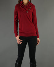 Load image into Gallery viewer, Women's long sleeve cotton top/bottoming t-shirt/ casual customized top(Y1010) - lijingshop