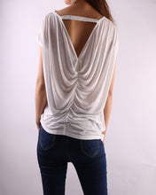 Load image into Gallery viewer, Modal Cotton draping short sleeve T-shirt/oversize top/white t-shirt(Y1803) - lijingshop
