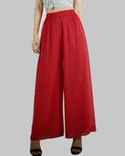 Load image into Gallery viewer, Women's yoga pants, chiffon skirt pants, wide leg pants,summer trousers, oversized casual customized pants (K1712)