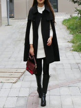 Load image into Gallery viewer, Women's cashmere and woolen cape coat/ woolen poncho/cashmere jacket/Wool Coat/Cashmere Cape Wool Cloak(Y1760) - lijingshop