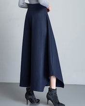 Load image into Gallery viewer, Women's Wide leg wool skirt pants (K1208) - lijingshop