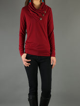 Load image into Gallery viewer, Women's long sleeve cotton top/bottoming t-shirt/ casual customized top(Y1010) - lijingshop