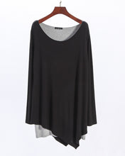 Load image into Gallery viewer, Women's modal cotton tunic top/asymmetrical top/oversized tunic dress/casual customized dress/Maternity t-shirt (Y1816) - lijingshop