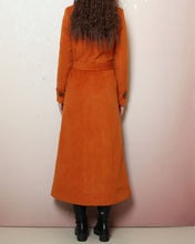 Load image into Gallery viewer, Winter coat, Long wool coat, black coat dress, flare coat, buttoned jacket, wool overcoat (Y2198)