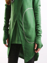 Load image into Gallery viewer, Pullover Sweater with Thumb Hole, Womens Asymmetrical Pullover Sweater Tunic Dress Set, Knits slip dress, Gray Sweatshirt, Knit Top, Knit Jumper(Q1996) - lijingshop