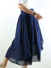 Load image into Gallery viewer, Women's elastic waist pants/chiffon yoga skirt pants/oversized pants/wide leg trousers(K1710) - lijingshop