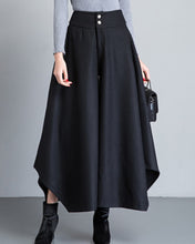 Load image into Gallery viewer, Women's Wide leg wool skirt pants (K1208) - lijingshop