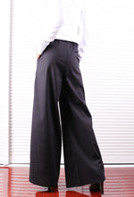 Load image into Gallery viewer, Women's Wide leg linen skirt pants/plus size trousers/oversize casual customized trousers(K1702) - lijingshop