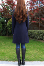 Load image into Gallery viewer, Winter coat/Asymmetrical Overcoat/ Button Down Jacket/Women's Wool Cashmere Coat/Plus Size Jacket/Casual Customized Jacket/oversized Coat(Y1225) - lijingshop