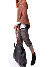 Load image into Gallery viewer, Women's cool knits poncho/shawl/wrap sweater/cape top(P3102) - lijingshop