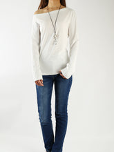 Load image into Gallery viewer, Women's long sleeve shirt/off shoulder top/Cotton t-shirt/casual top/customized t-shirt/long sleeve tops(Y1009) - lijingshop