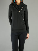 Load image into Gallery viewer, Women's long sleeve cotton top/bottoming t-shirt/ casual customized top(Y1010) - lijingshop