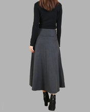Load image into Gallery viewer, Women's woolen skirt/long customized skirt/winter skirt (Q1819)