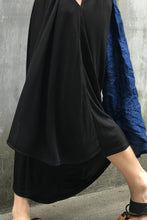 Load image into Gallery viewer, Women's pleated skirt pants/yoga skirt pants/oversized pants/elastic waist pants/asymmetrical trousers (K1661) - lijingshop