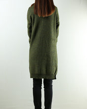 Load image into Gallery viewer, Women's oversize sweater, Knit Jacket, Thick Sweater, Loose Fit Cardigan, Casual Sweatshirt, Long Cardigan (Y1967) - lijingshop