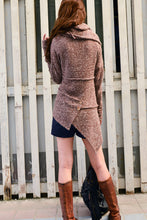 Load image into Gallery viewer, Knit Tunic top/Womens Asymmetrical Pullover Sweater/Tunic Top for Leggings/Long Sleeve Top(Y1653) - lijingshop