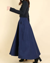 Load image into Gallery viewer, Women wool skirt/flared skirt/winter skirt/maxi skirt/ankle length skirt(Q1806)