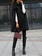 Load image into Gallery viewer, Women's cashmere and woolen cape coat/ woolen poncho/cashmere jacket/Wool Coat/Cashmere Cape Wool Cloak(Y1760) - lijingshop