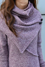 Load image into Gallery viewer, Knit Tunic top/Womens Asymmetrical Pullover Sweater/Tunic Top for Leggings/Long Sleeve Top(Y1653) - lijingshop