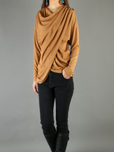 Load image into Gallery viewer, Women's cotton top/long sleeve top/extravagant top(Y1901) - lijingshop