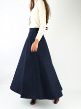 Load image into Gallery viewer, winter skirt/wool skirt/flared skirt/maxi skirt/ankle length skirt(Q1806) - lijingshop