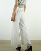 Load image into Gallery viewer, Women's wide leg pants, chiffon skirt pants, summer trousers, yoga pants, oversized casual customized pants (K1712)
