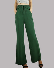 Load image into Gallery viewer, Women's linen pants, flare pants, wide leg pants, loose pants, women trousers, summer pants(K1916)