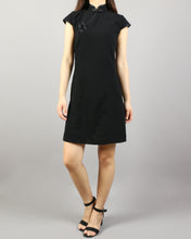 Load image into Gallery viewer, Linen dress, Cheongsam dress, Chinese Vintage dress, Asian style dress, Modern Cheongsam, Qipao dress(Q1058)