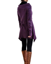 Load image into Gallery viewer, women's off shoulder sweater dress/wool tunic dress and cotton top set/long sleeve top with thumbholes/knit tunic top for leggings(Q5115) - lijingshop