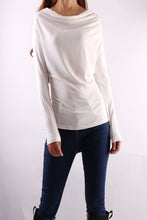 Load image into Gallery viewer, modal top/modal Cotton draping long sleeve T-shirt/soft cotton shirt(Y1802) - lijingshop
