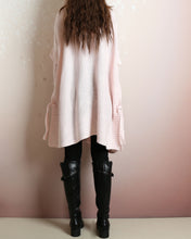 Load image into Gallery viewer, Pullover sweaters women, Oversized Sweater, sweater tunic dress, jumper tunic, turtleneck sweater, knit dress, long sweaters(Y2137)