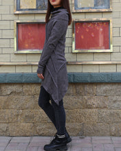 Load image into Gallery viewer, women's off shoulder sweater dress/wool tunic dress and cotton top set/long sleeve top with thumbholes/knit tunic top for leggings(Q5115) - lijingshop