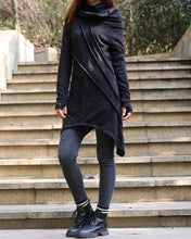 Load image into Gallery viewer, women's off shoulder sweater dress/wool tunic dress and cotton top set/long sleeve top with thumbholes/knit tunic top for leggings(Q5115) - lijingshop