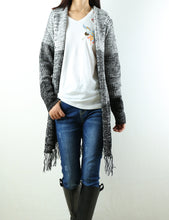 Load image into Gallery viewer, Women Oversized sweater/Cardigan Sweater/Hooded Cardigan/Plus Size Knit Hoodie/knit Jacket/Loose Fit/casual Sweatshirt/Long Cardigan (Y1963) - lijingshop