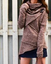 Load image into Gallery viewer, Knit Tunic top/Womens Asymmetrical Pullover Sweater/Tunic Top for Leggings/Long Sleeve Top(Y1653) - lijingshop