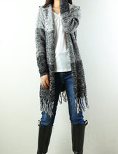 Load image into Gallery viewer, Women Oversized sweater/Cardigan Sweater/Hooded Cardigan/Plus Size Knit Hoodie/knit Jacket/Loose Fit/casual Sweatshirt/Long Cardigan (Y1963) - lijingshop