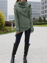 Load image into Gallery viewer, Pullover Sweater/Tunic Top for Leggings/Knit Tunic top/ Long Sleeve Top(Y1653) - lijingshop