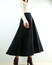 Load image into Gallery viewer, winter skirt/wool skirt/flared skirt/maxi skirt/ankle length skirt(Q1806) - lijingshop