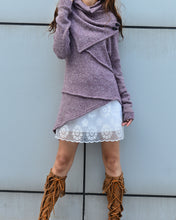 Load image into Gallery viewer, Knit Tunic top/Womens Asymmetrical Pullover Sweater/Tunic Top for Leggings/Long Sleeve Top(Y1653) - lijingshop